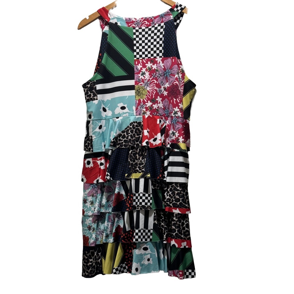 Isle By Melis Kozan Multicolor Patchwork Tiered R… - image 3